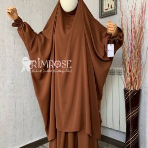 جلباب قطعتين بكُم الزهرة