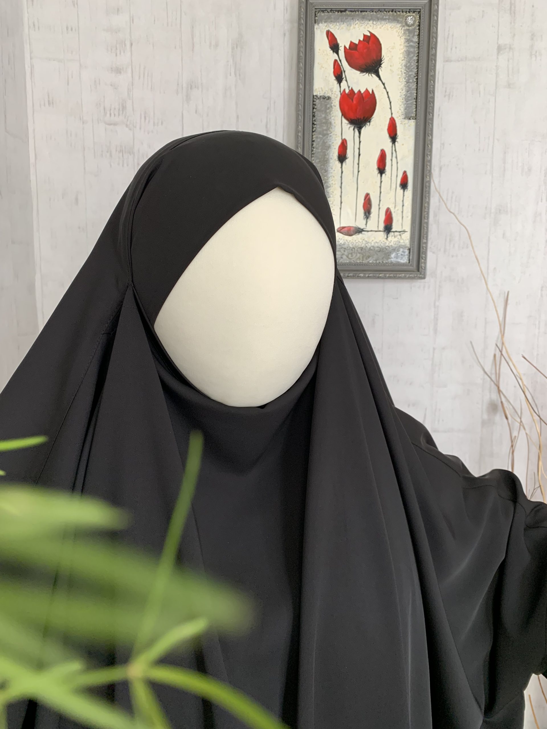 جلباب قطعتين بكُم المطاط - Image 2