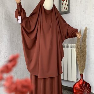 جلباب قطعتين بكُم الازرار